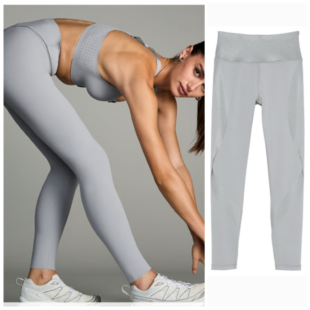 NWT Victoria’s Secret Sport Shine Essential Leggings, Rare, Size M - Picture 3 of 16